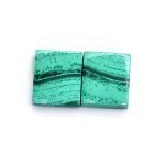 Natural Malachite Perfect Pair Cabochons MH26