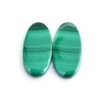 Malachite Perfect Pair Cabochons MH06