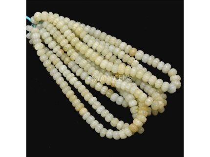 Aquamarine Pumpkin Carving gemstone loose beads