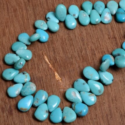 Arizona Turquoise Gemstone Pear Beads