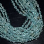 Blue Aquamarine Marquise Shape Beads