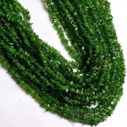Chrome Diopside Chips Beads