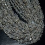 Grey Moonstone Chips Beads