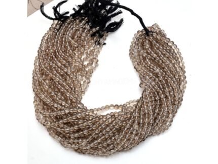 Natural Smoky Quartz Smooth Round Gemstone