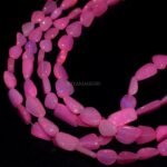 Pink Ethiopian opal smooth nuggets beads