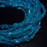 Paraiba Ethiopian Opal Smooth Nuggets Beads