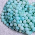 Peruvian Blue Opal Smooth Round 10mm Gemstone