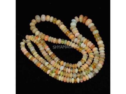 Welo Ethiopian Opal Rondelle Beads