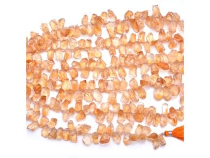 Natural Citrine Raw Rough Nuggets Gemstone Beads