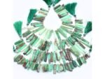 Natural Chrysoprase Fancy Long Chips Polished Beads