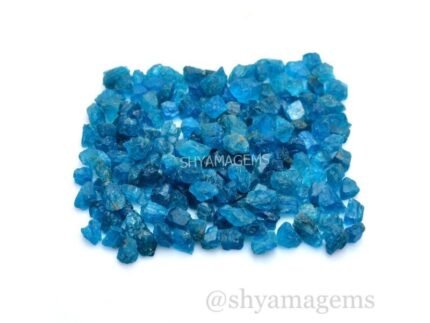 Neon Blue Apatite Raw Rough Gemstone