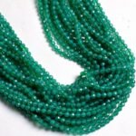 Green Onyx Faceted Beads