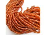 Natural Orange Kyanite Faceted Beads