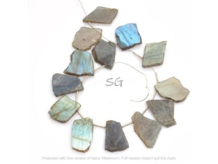 Natural Labradorite Fancy Raw Polish Shape LAB01