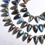 Labradorite Briolette Arrowhead Gemstone
