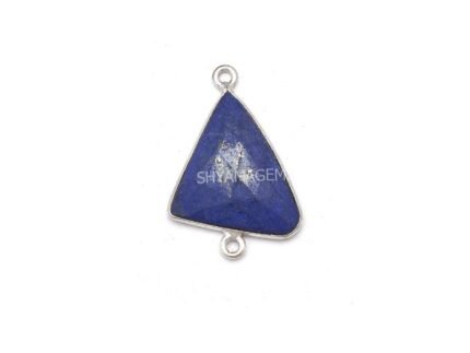 Lapis Lazuli Triangle Connector Bezel