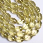 Lemon Quartz Drummer Shape 10-14mm