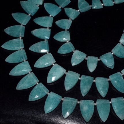 Natural Amazonite Briolette Arrowhead Gemstone