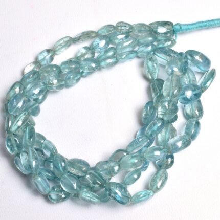 Natural Blue Aquamarine Smooth Nuggets