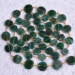 Natural Green Aventurine Smooth Coin 10mm-11mm