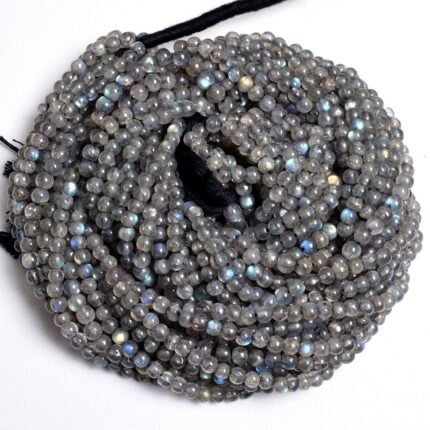 Natural Labradorite smooth Gemstone Beads