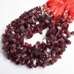 Natural Mozambique Garnet Raw Stick Shape 7mm-11mm