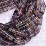 Natural Multi Fluorite Plain Heishi Tyre