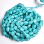 Natural Peruvian Amazonite Smooth Nuggets