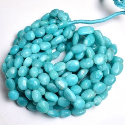 Natural Peruvian Amazonite Smooth Nuggets