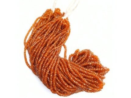 Natural Rare Beautiful Orange Kyanite Faceted Beads