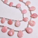 Pink Opal Faceted Pear Shape 6mm-10mm