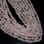Rose Quartz Chips Beads