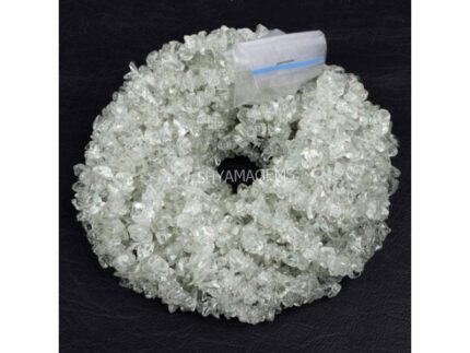 Green Amethyst Chips Beads