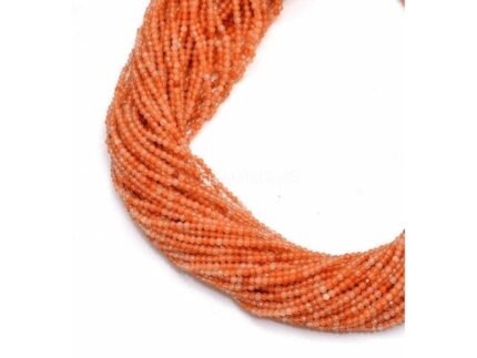 Natural Sunstone Faceted Beads