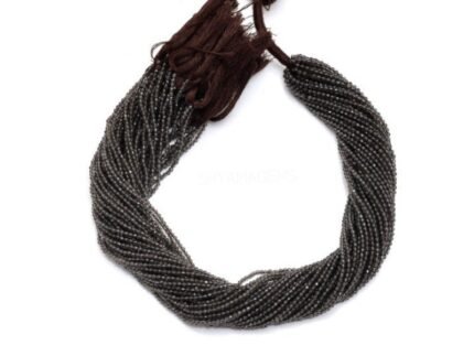 Smoky Quartz Faceted Beads