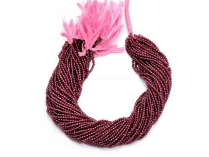 Mozambique Garnet Faceted Beads