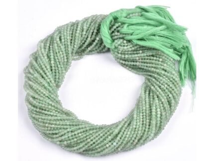 Green Aventurine  Faceted Beads