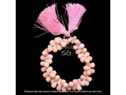 Natural pink opal faceted Teardrop beads