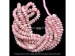 Natural Rhodochrosite Smooth Rondelle Beads