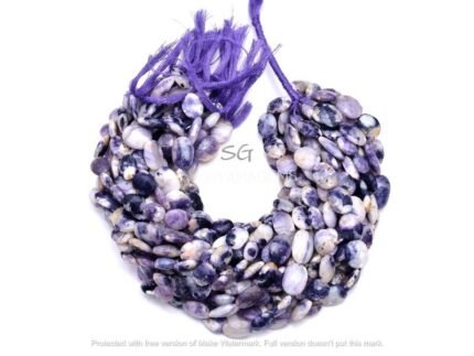 Natural Tiffany Opal Faceted Oval Beads