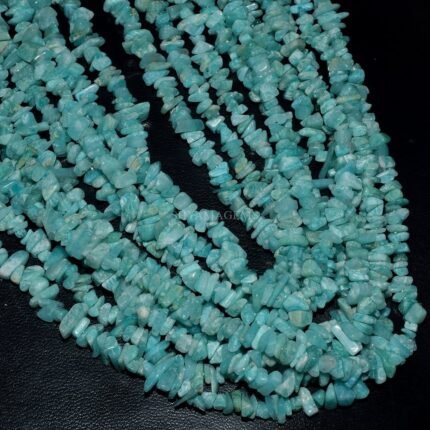 Blue Amazonite Chips Beads