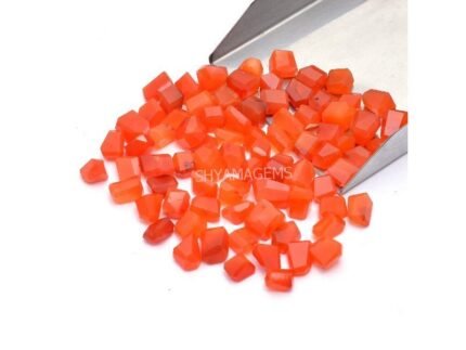 Carnelian Faceted Loose Nuggets