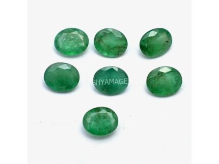 Natural Emerald Oval Faceted Cut