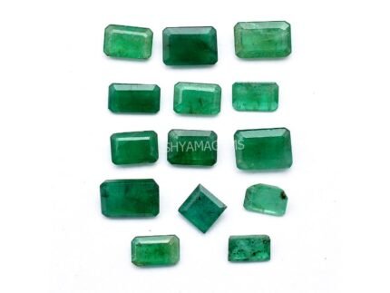 Natural Emerald Rectangle Faceted Cut E05