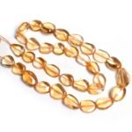 Natural Citrine Smooth Nuggets Beads