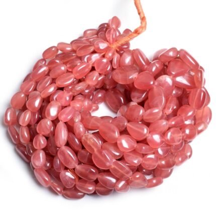 Natural Peruvian Rhodochrosite Smooth Nuggets