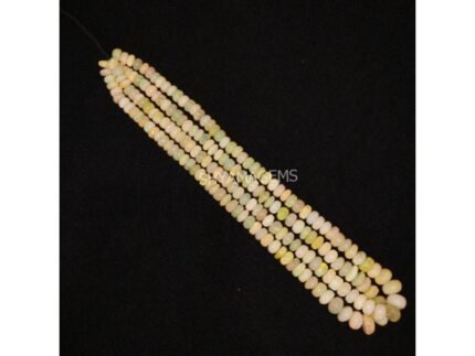 Natural Ethiopian Opal Smooth 6.5-10mm Beads