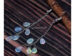 925 Sterling Silver Ethiopian Opal Dangle Earrings