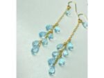 925 Sterling Silver Sky Blue Apatite Dangle Earrings