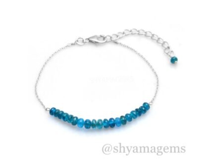 925 Silver Neon Apatite Bracelet